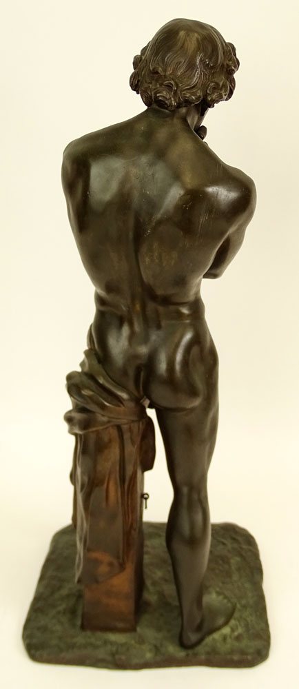 Jean-Jacques Feuchère, French (1807–1852) Bronze sculpture "Spartacus" 