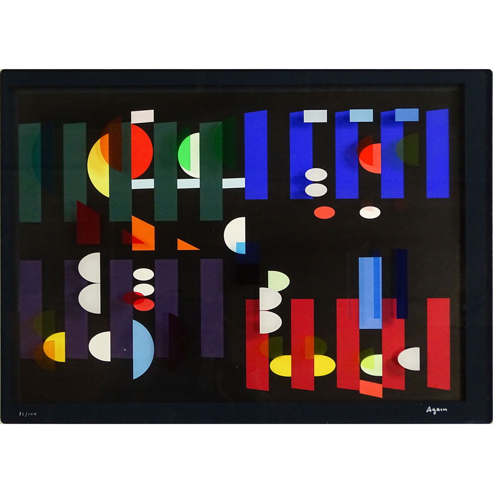 Yaacov Agam, Israeli (b. 1928) Mixed Media. 