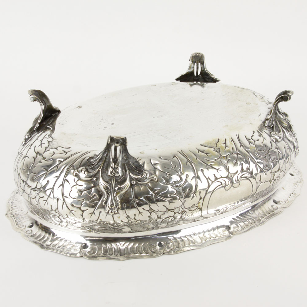 Antique German Gebbruder  Friedlander 800 Silver Center Piece Bowl.