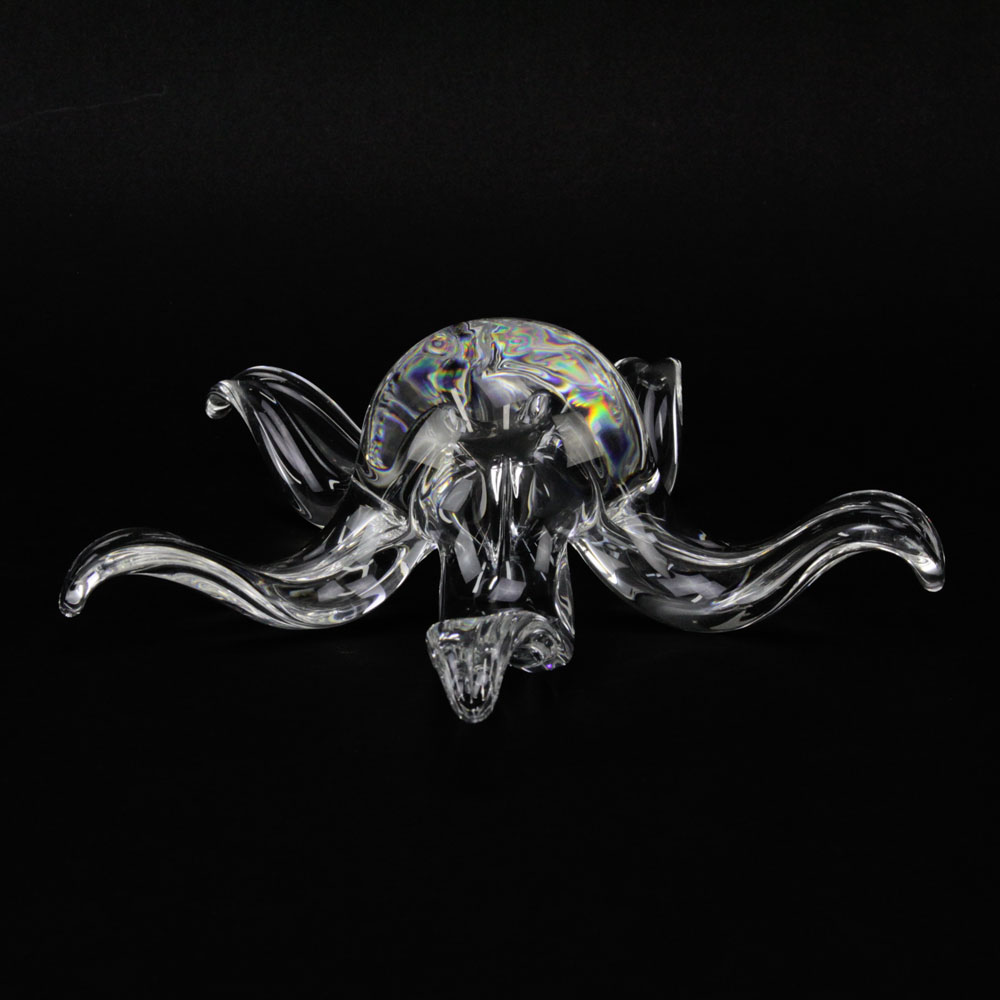 Steuben Crystal Octopus Figurine