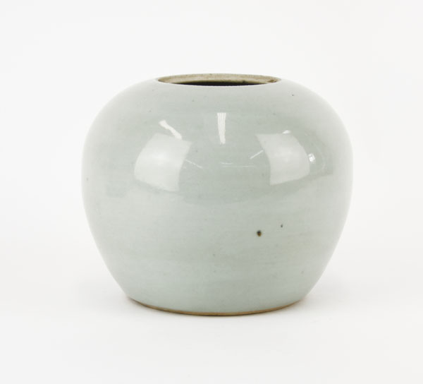 Chinese Blue & White Porcelain Jar, No Lid. 