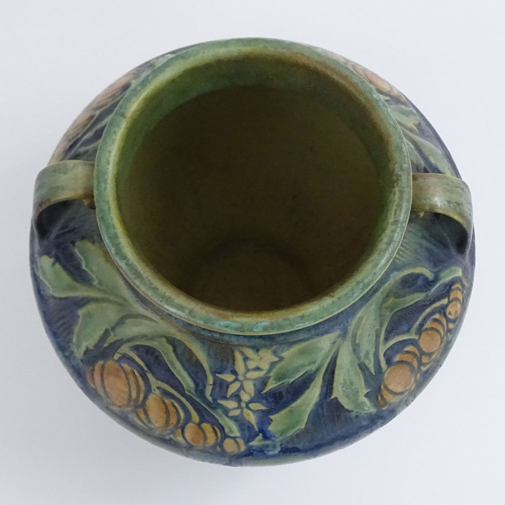 Roseville Green Baneda Pottery Vase