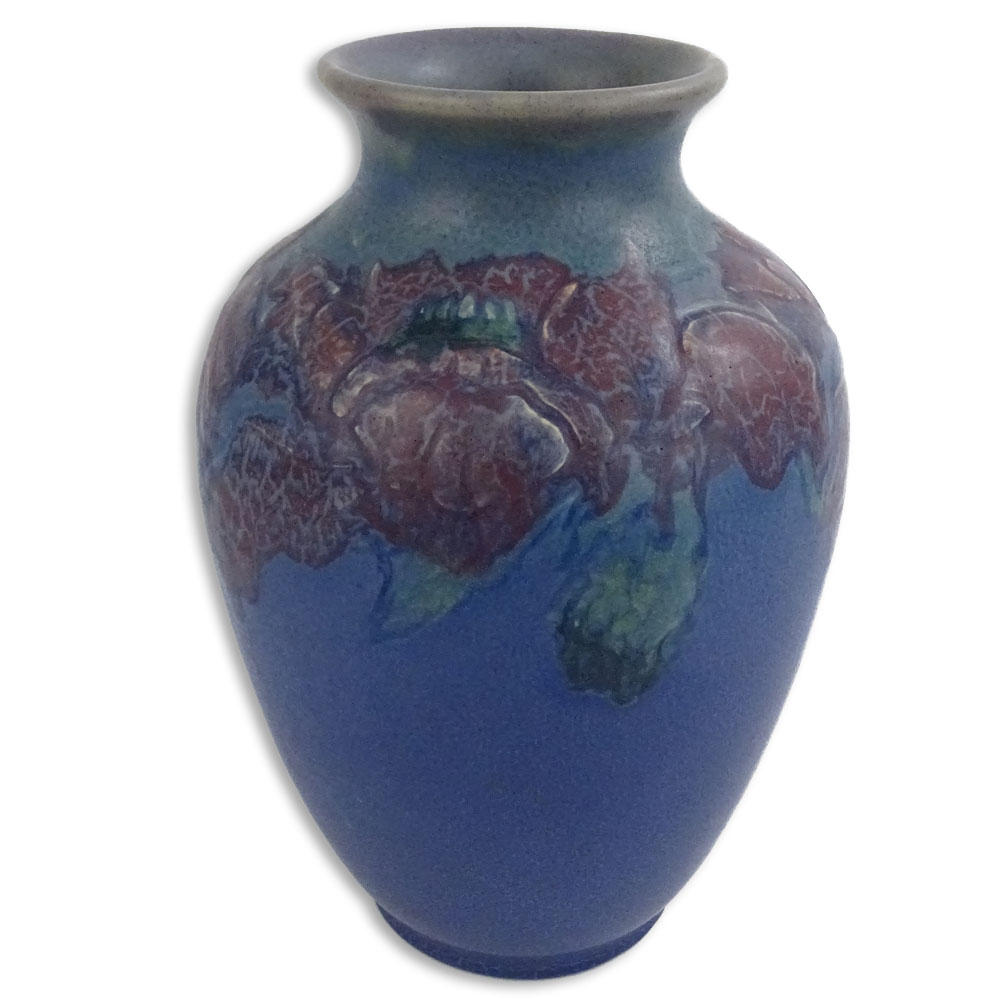 Large 1913 Rookwood Glazed Pottery Vase By Charles Stanley Todd