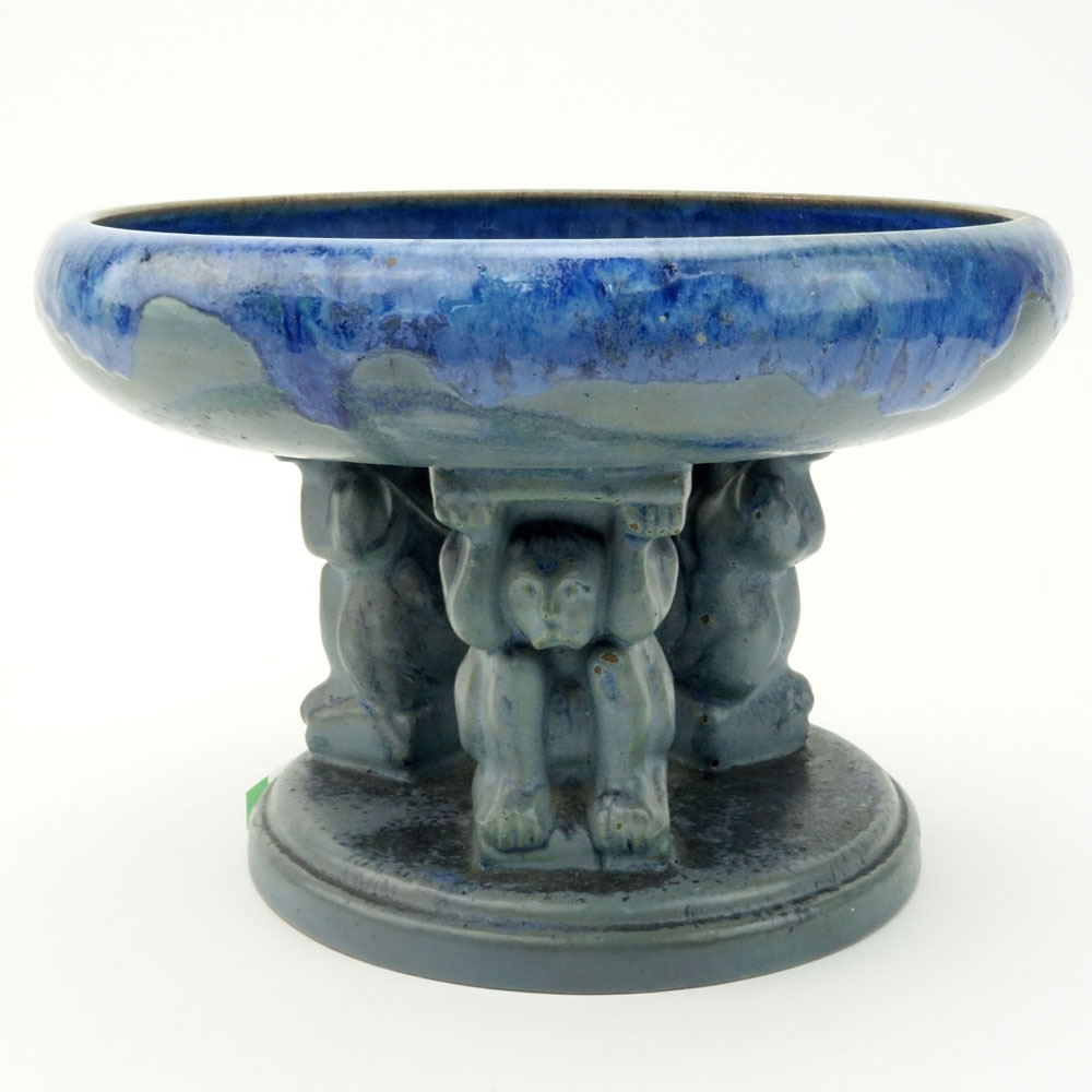 Fulper Pottery "Effigy" Bowl. 