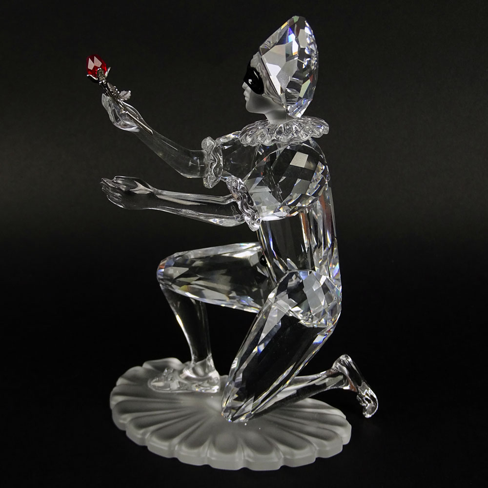 Swarovski Crystal Harlequin "Masquerade" Clown and crystal plaque