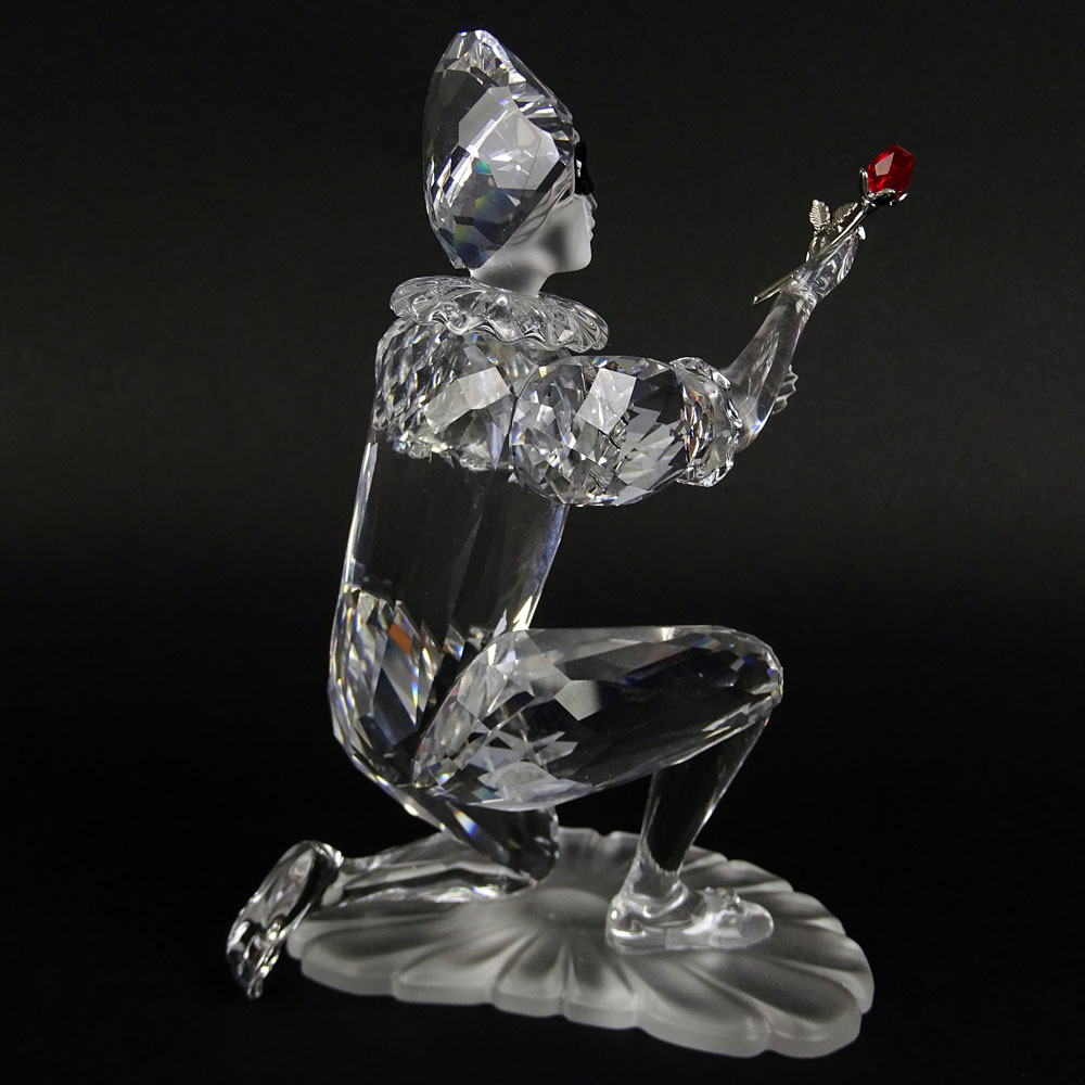 Swarovski Crystal Harlequin "Masquerade" Clown and crystal plaque