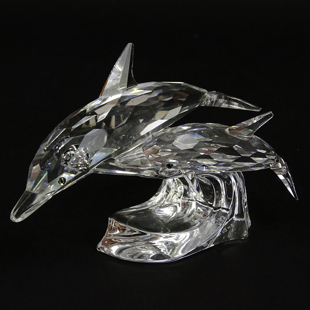 Swarovski Crystal the Dolphins "Lead me" Mother & Child Annual Edition