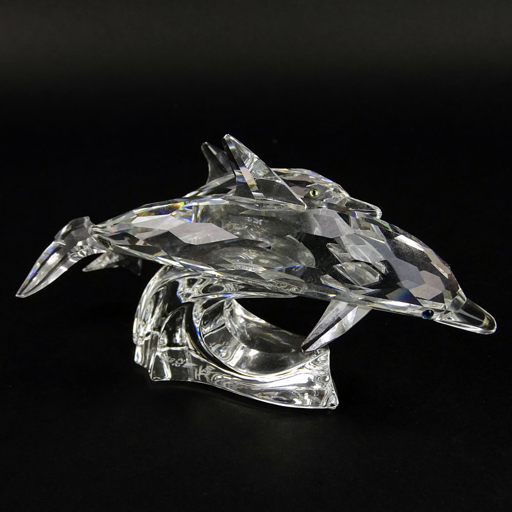 Swarovski Crystal the Dolphins "Lead me" Mother & Child Annual Edition