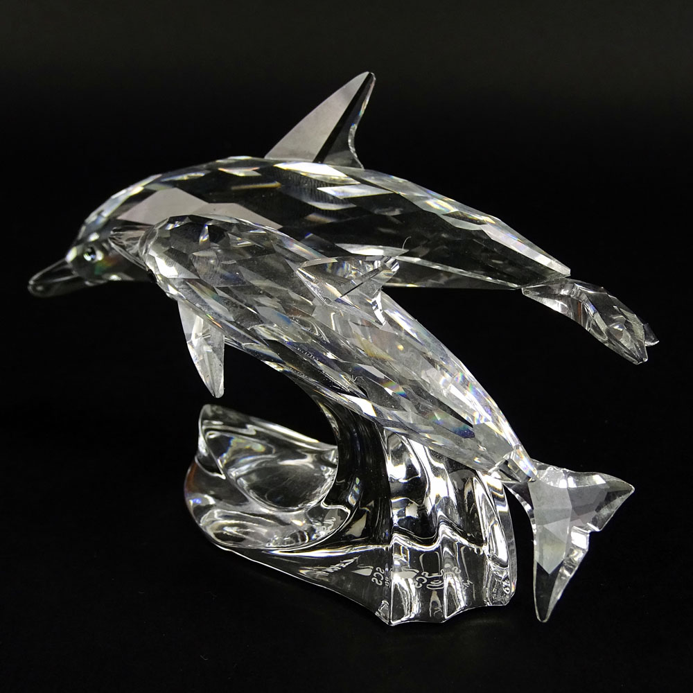 Swarovski Crystal the Dolphins "Lead me" Mother & Child Annual Edition