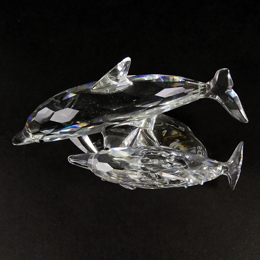 Swarovski Crystal the Dolphins "Lead me" Mother & Child Annual Edition