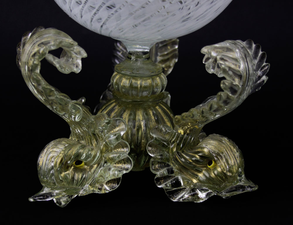 Collection of Three (3) Pieces Vintage Murano Glass