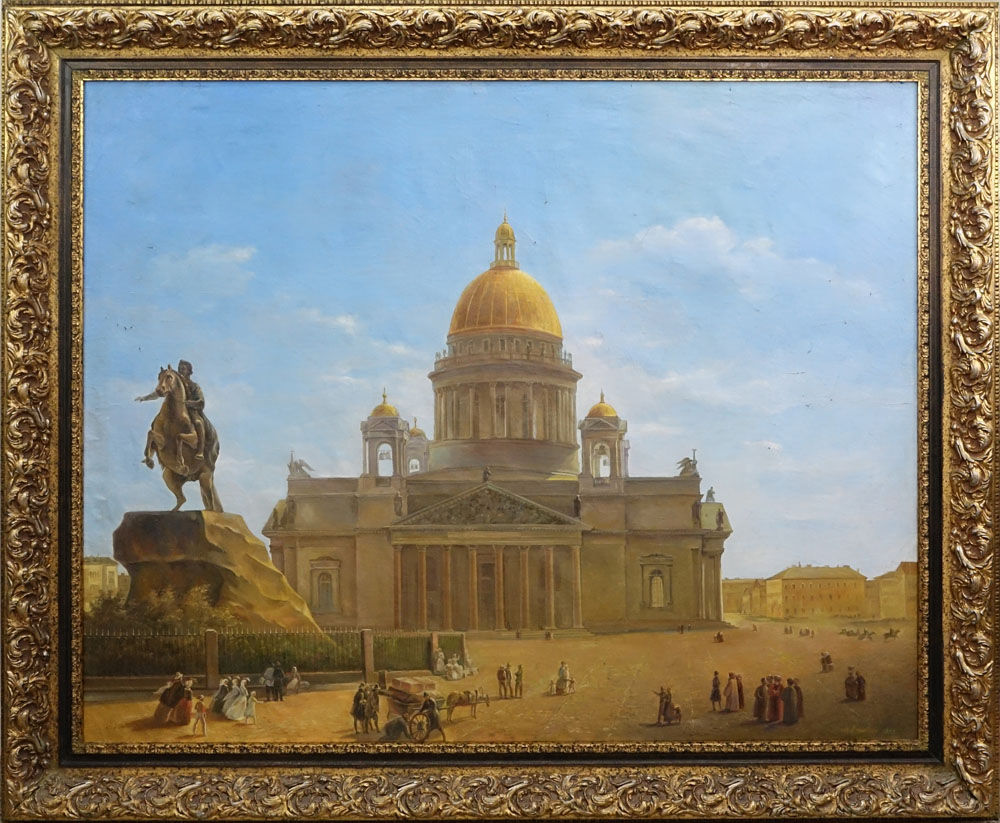 After: Maksim Nikiforovich Vorobiev, Russian (1787-1855) Oil on Canvas