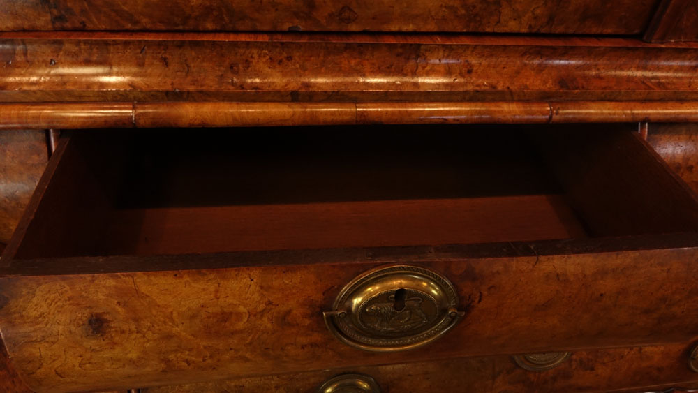 Monumental 18/19th Century Dutch Burl Walnut Kast.