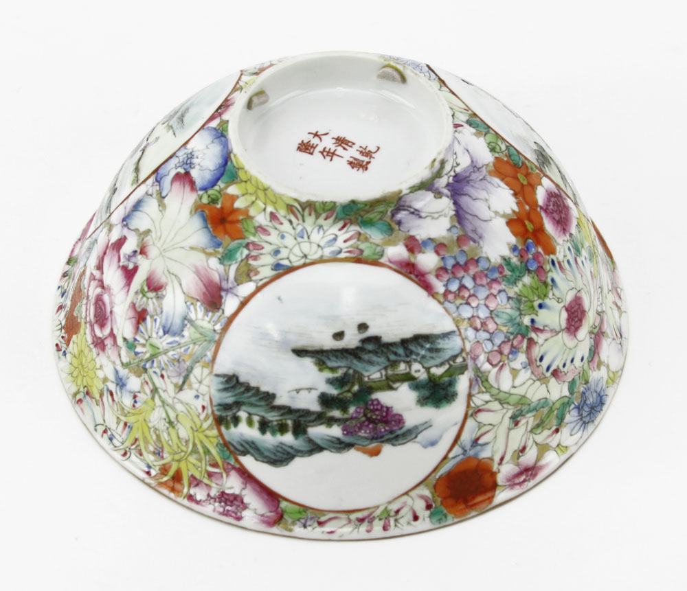 19th Century Chinese Hand Painted Porcelain Bowl