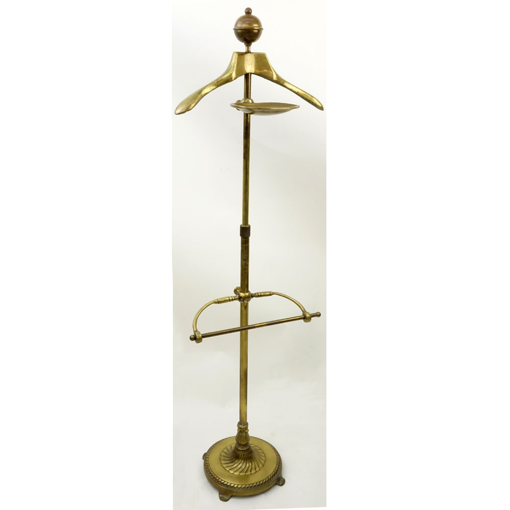 Antique Brass Men's Suit Valet Stand