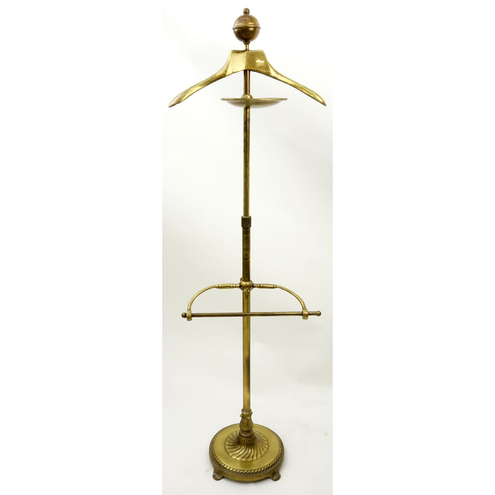 Antique Brass Men's Suit Valet Stand