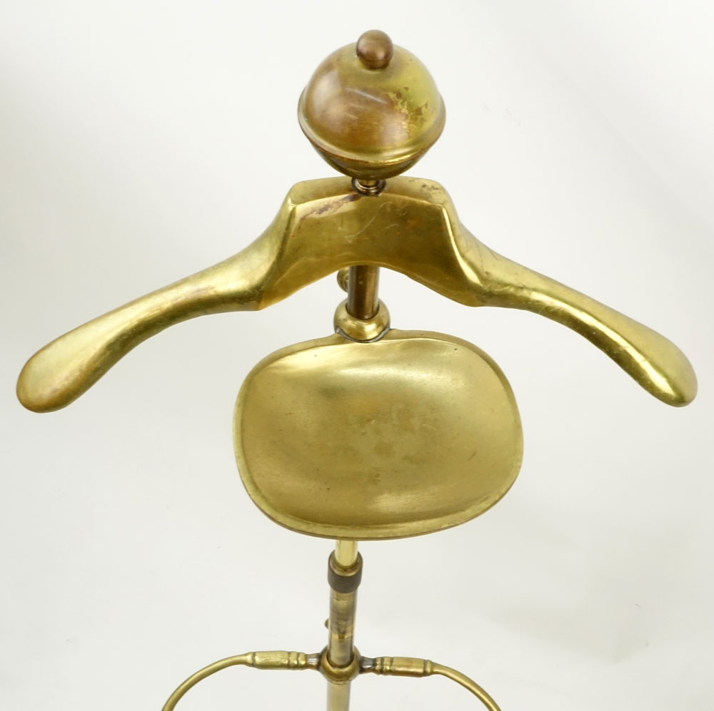 Antique Brass Men's Suit Valet Stand