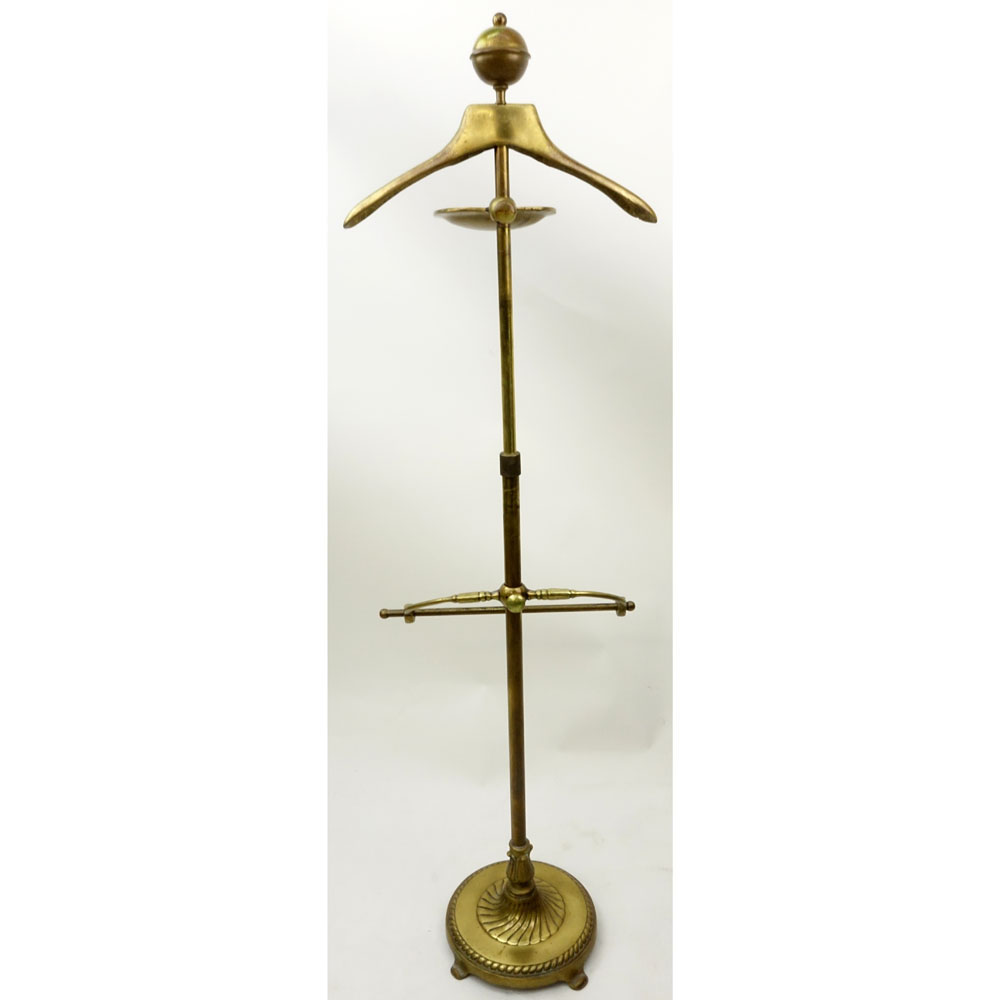 Antique Brass Men's Suit Valet Stand