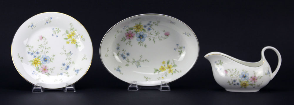 Ninety One (91) Piece Royal Doulton "Elegy" Partial Dinner Service. 