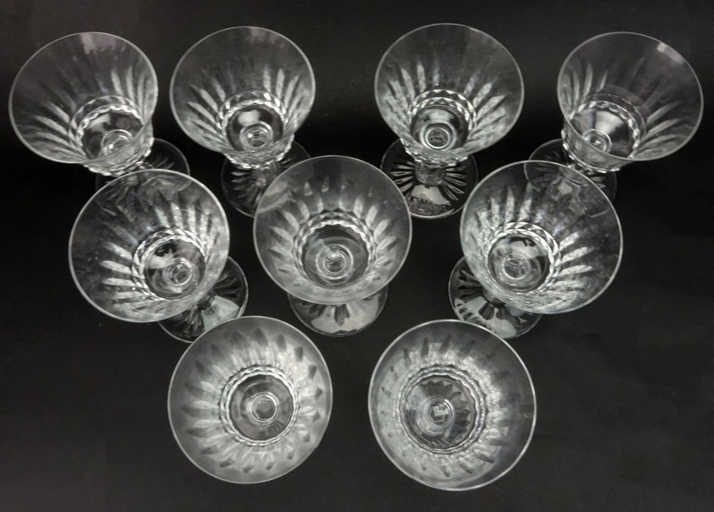 Lot of Twelve (12) Baccarat Crystal "Buckingham" Water Goblets. 