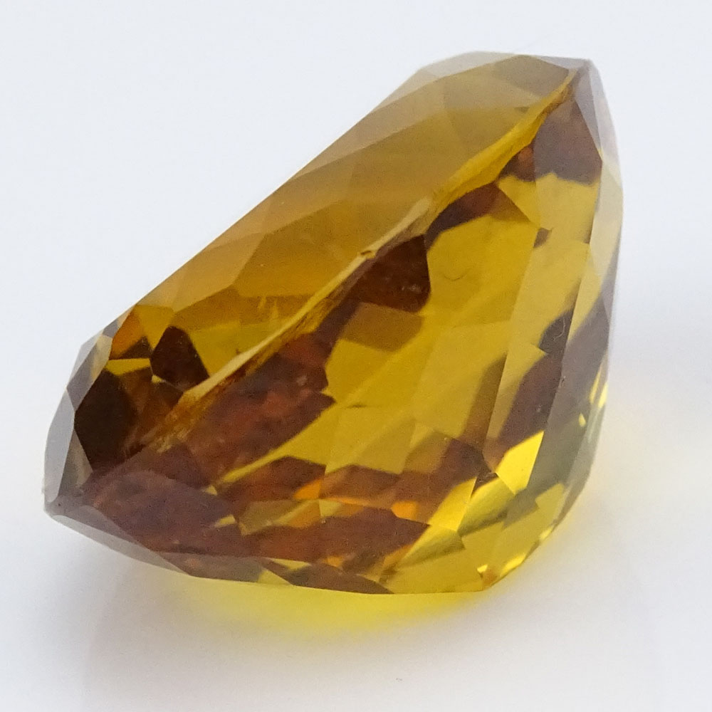 Large Oval Cut Topaz.