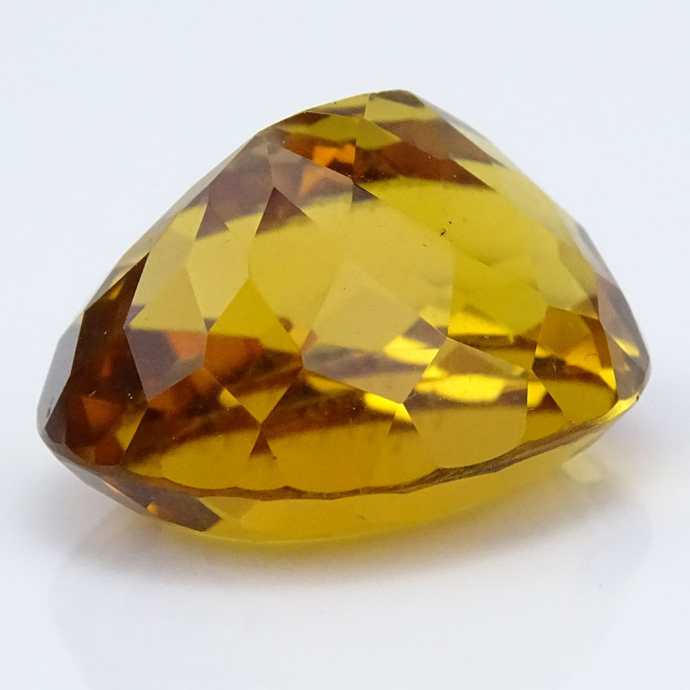 Large Oval Cut Topaz.