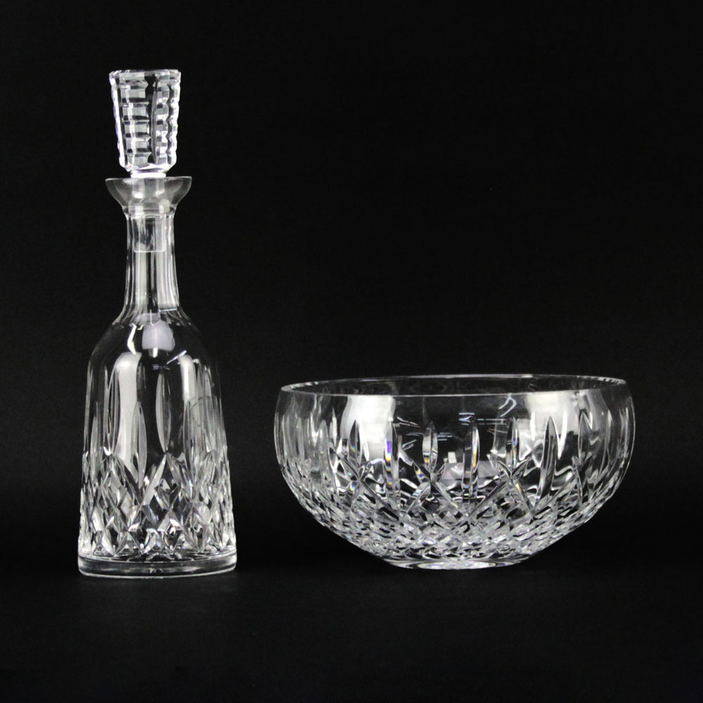 Grouping of Two (2) Waterford Crystal Tabletop Items.