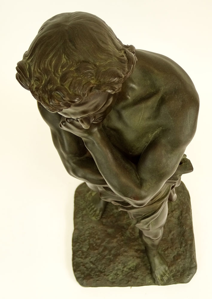 Jean-Jacques Feuchère, French (1807–1852) Bronze sculpture "Spartacus"