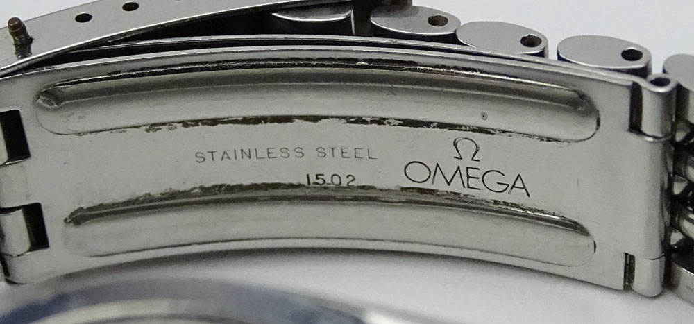 Man's Vintage Omega Stainless Steel Seamaster Bracelet Watch with Automatic Movement