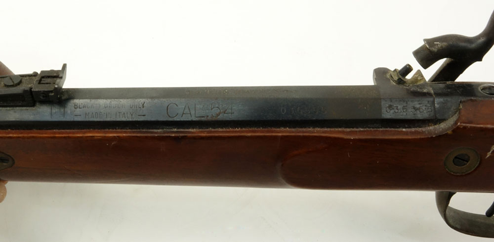 Black Powder Italian "The Hawken" CAL. 54 Single Shot Rifle)