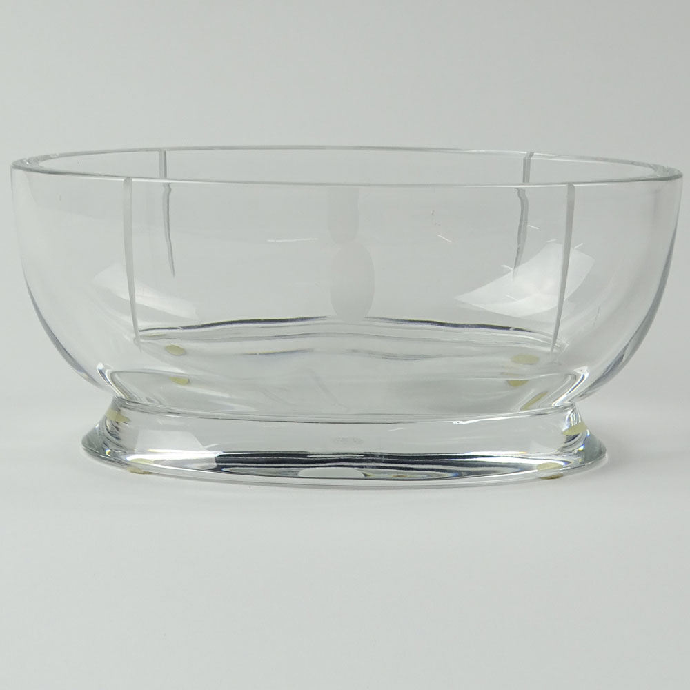 Contemporary Baccarat Crystal Bowl