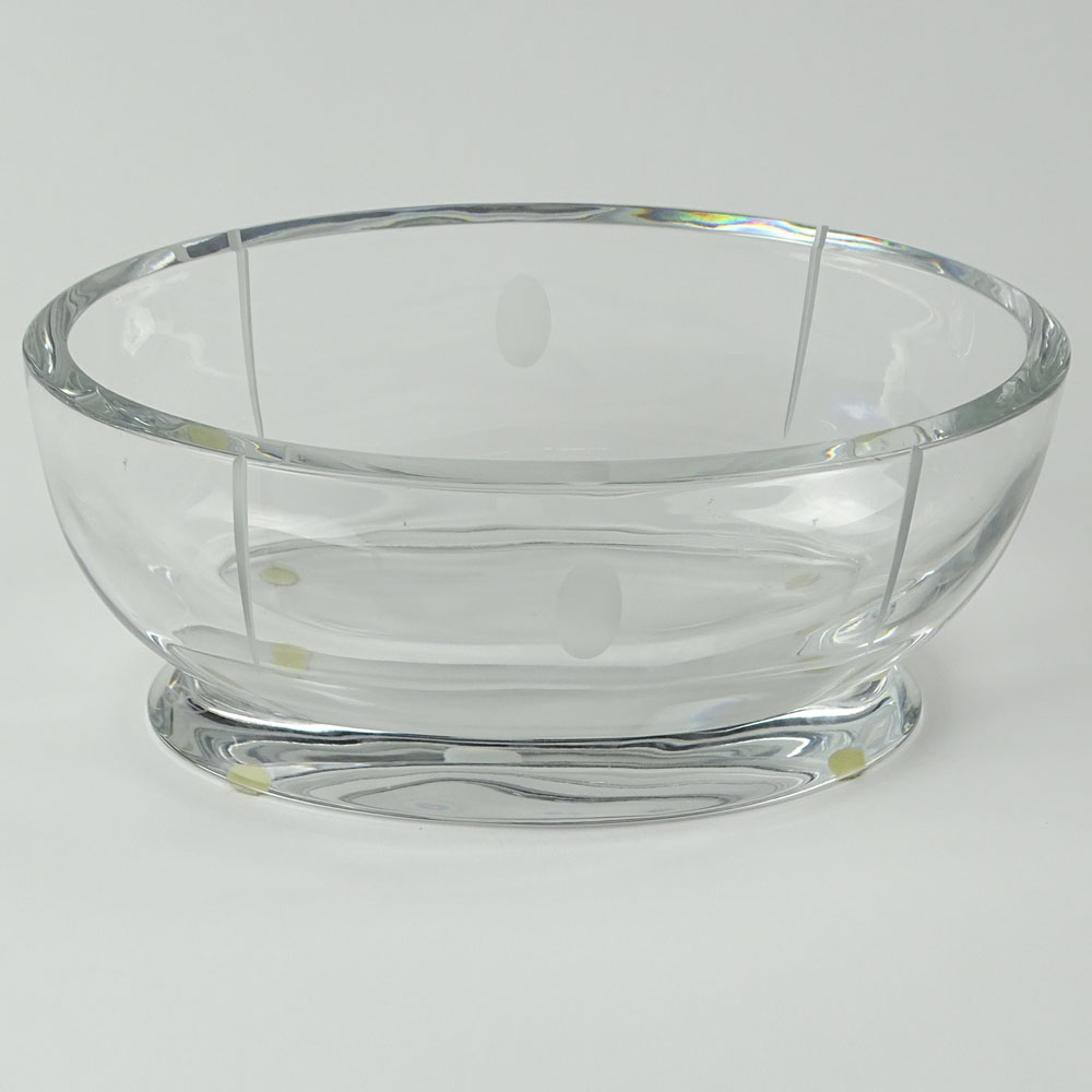 Contemporary Baccarat Crystal Bowl