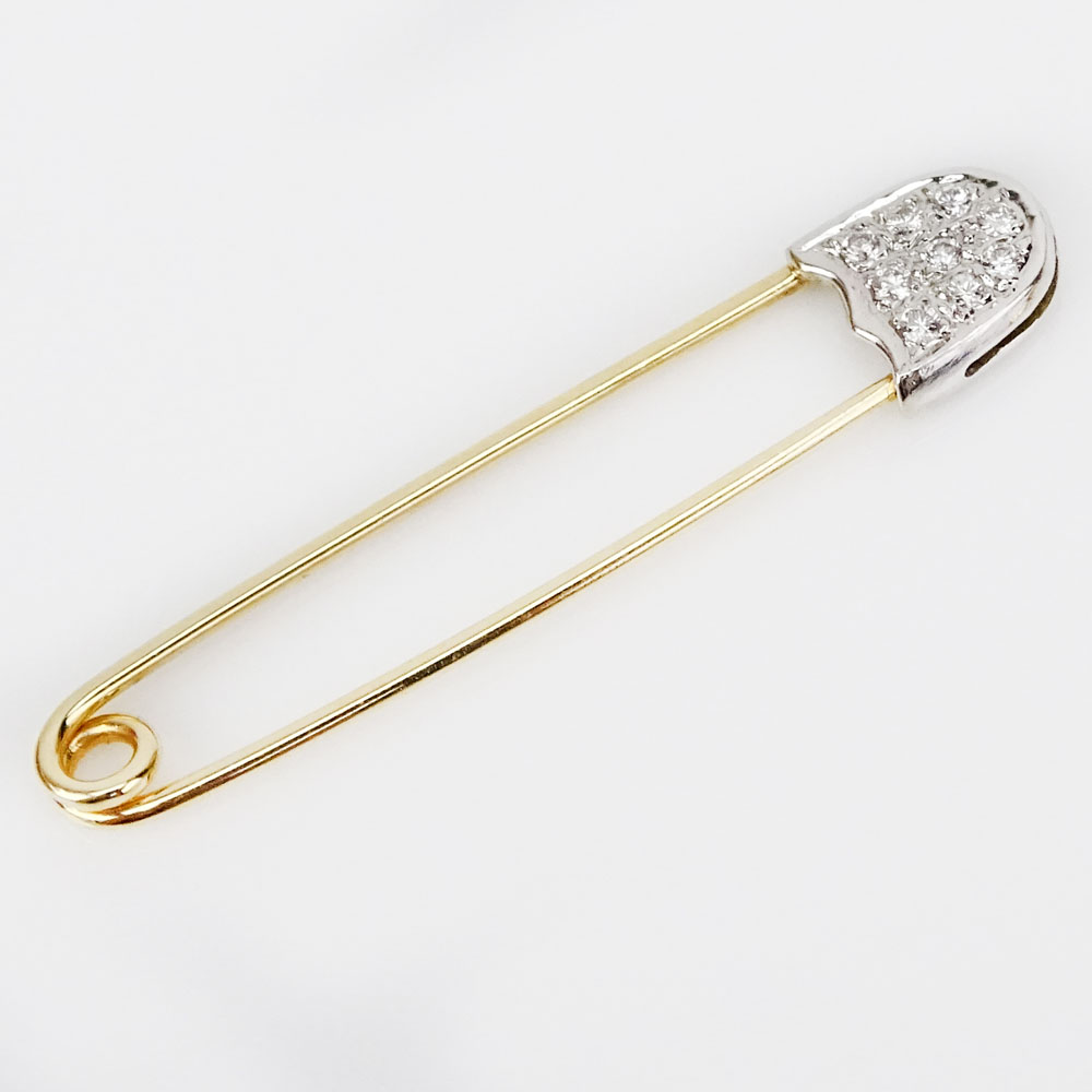 Vintage 14 Karat Yellow Gold Tie Bar