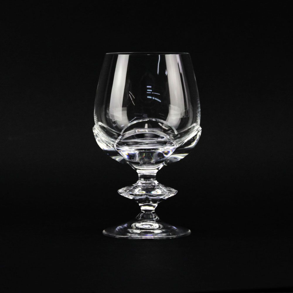 Five (5) Lalique "Blois" Crystal Goblets