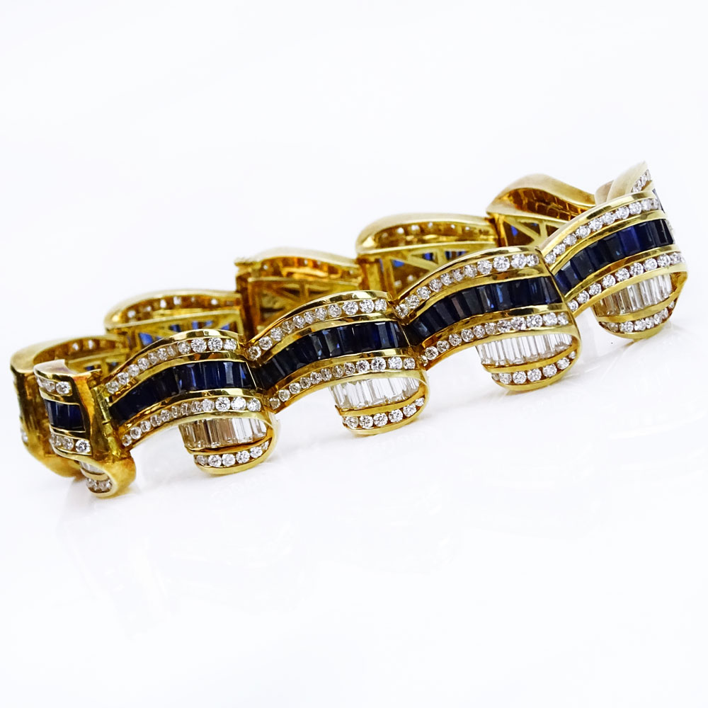 Fine Quality Three Dimensional Scroll Bracelet