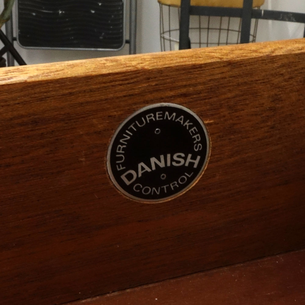 Pair Mid Century Modern Danish Rosewood End Tables