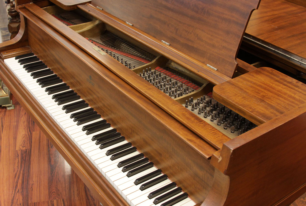 Steinert Boston, Mass. Mahogany Baby Grand Piano