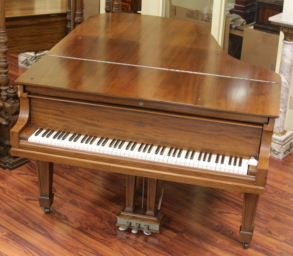 Steinert Boston, Mass. Mahogany Baby Grand Piano