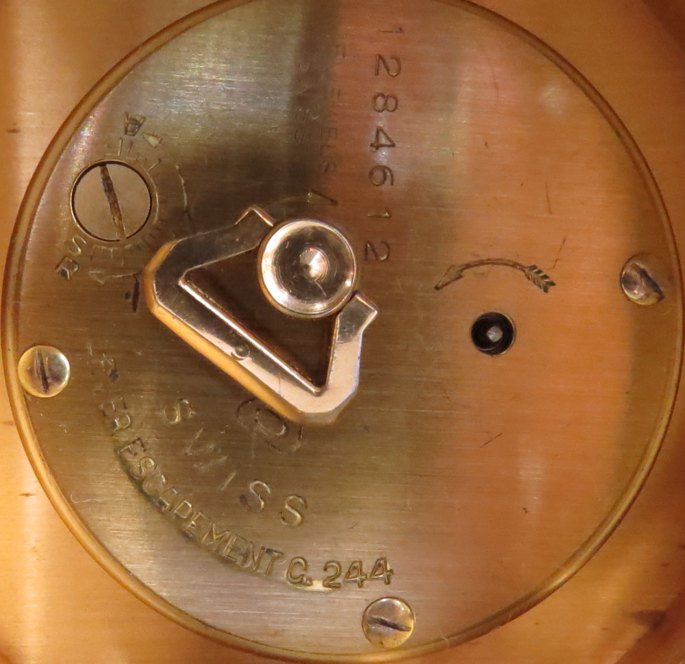 20th Century Imhof Swiss  Multi Function Desk Clock, Barometer, Calendar, Thermometer. 