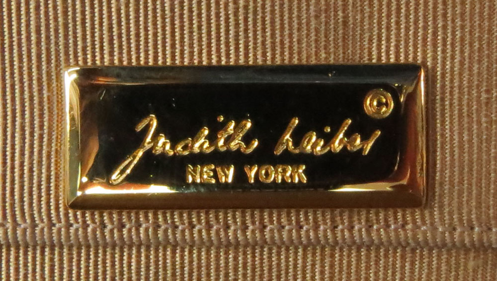 Judith Leiber New York White Lizard Skin and Gemstone Shoulder Bag