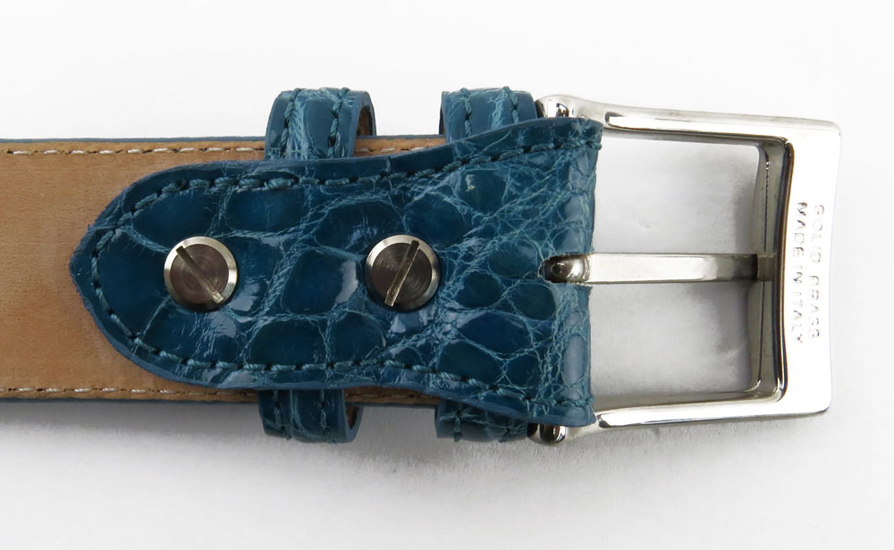 Parri's Firenze Italian Genuine Crocodile Belt