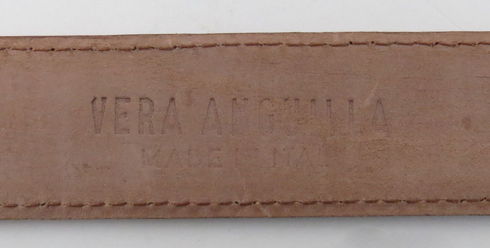 Vera Anguilla Italian Genuine Crocodile Belt