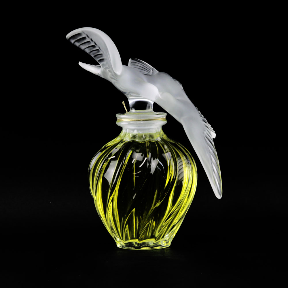 Lalique Clear and Frosted Crystal  "L'Air Du Temps" Factice Dummy. 