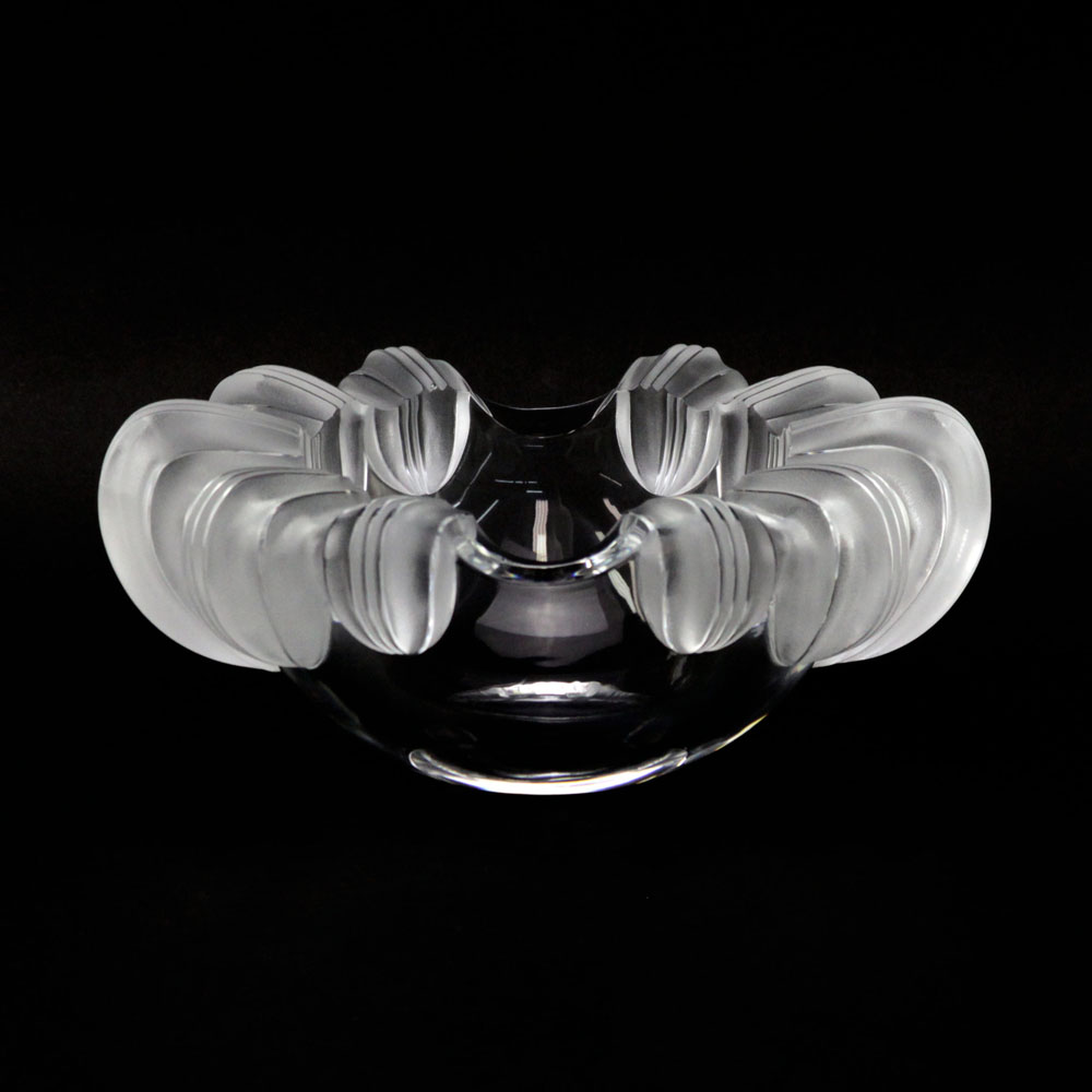 Lalique France "Athena" Crystal Ashtray/Bowl.