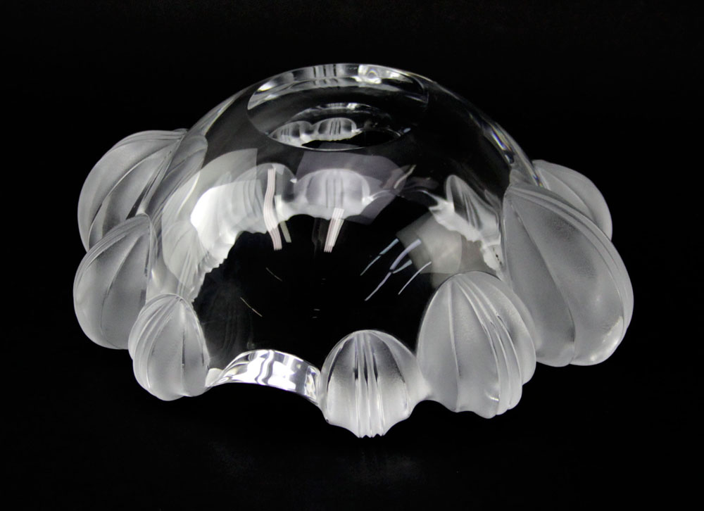 Lalique France "Athena" Crystal Ashtray/Bowl.