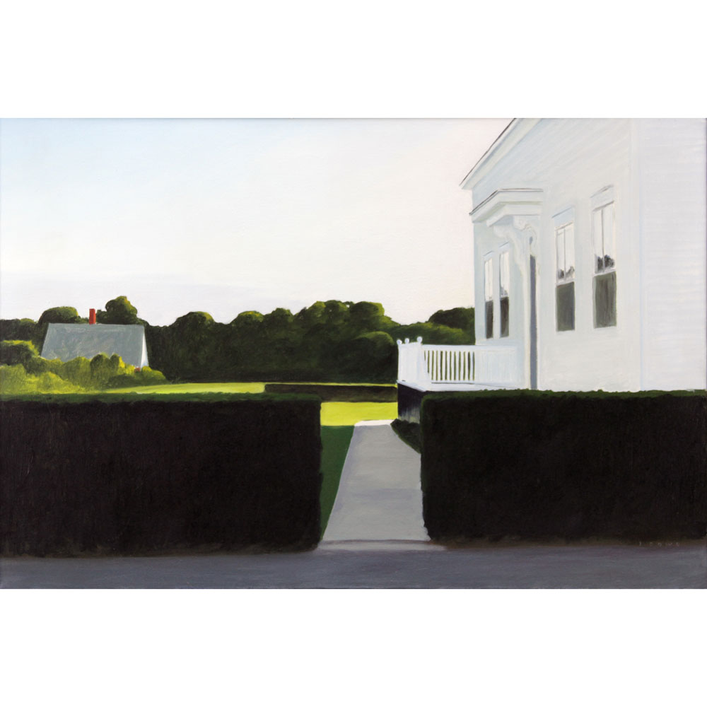 John Dowd, American (b-1960) Oil on Canvas "White House, Provincetown" 