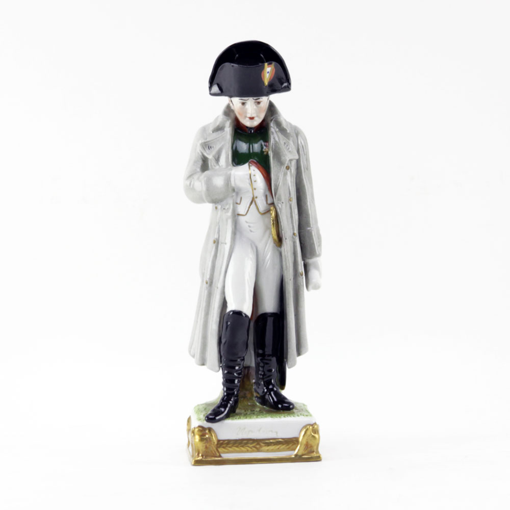 Antique German Saxony Hand painted "Napoleon I" Porcelain Figurine. 