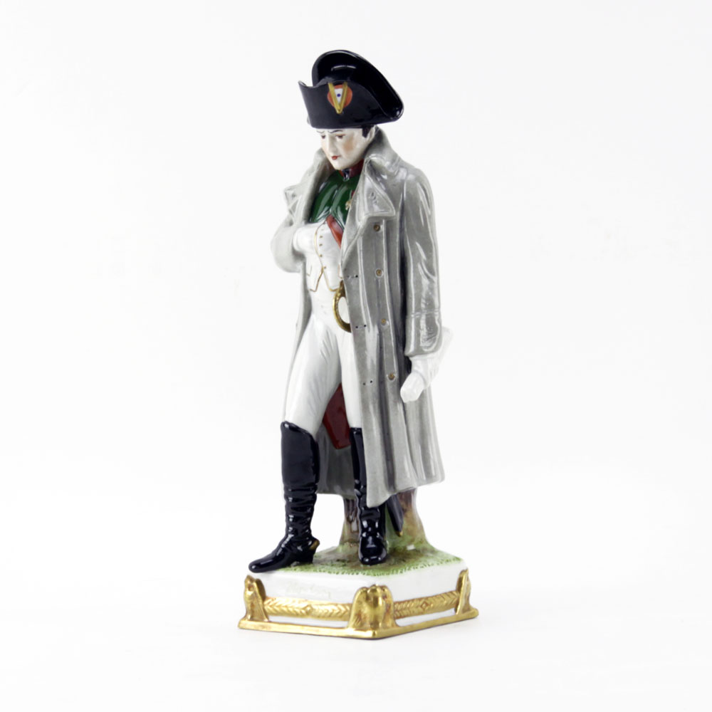 Antique German Saxony Hand painted "Napoleon I" Porcelain Figurine. 