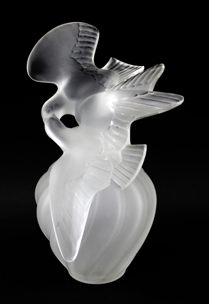 Lalique Frosted Crystal  "L'Air Du Temps" Factice Dummy.