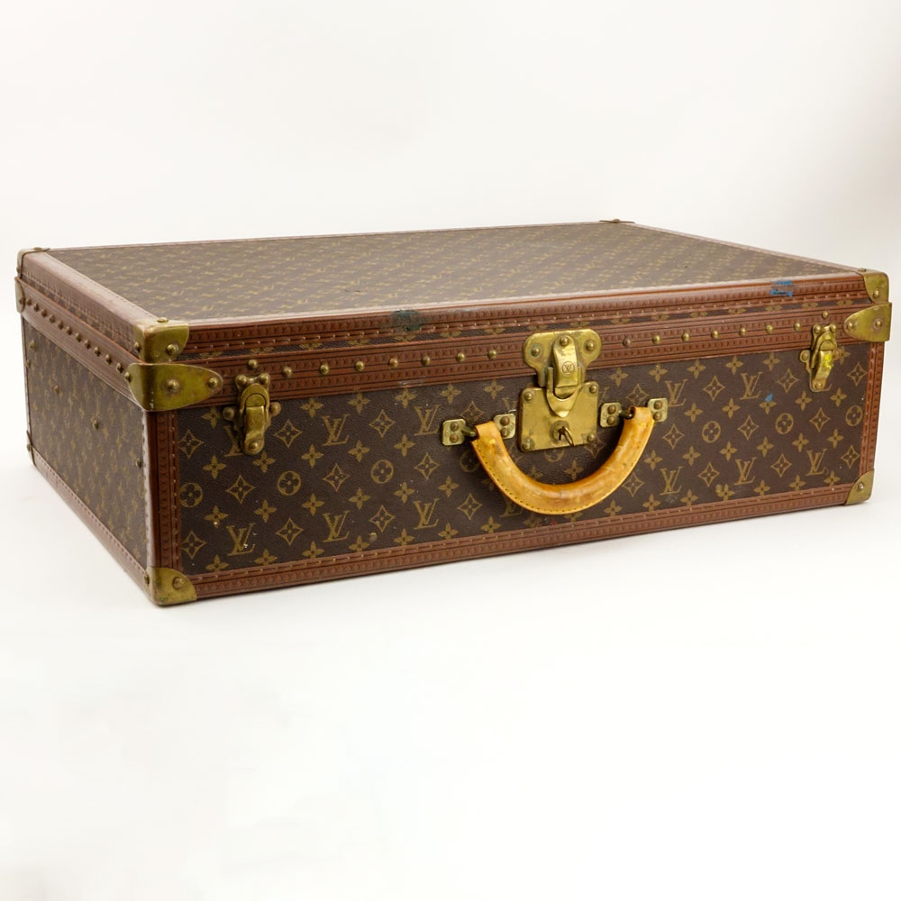 Vintage Louis Vuitton Monogram Canvas Hardside Suitcase
